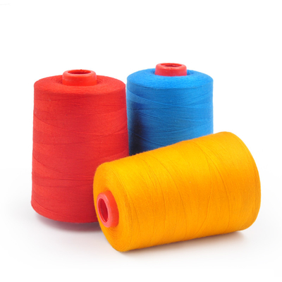 100% পলিস্টার সেলাইয়ের থ্রেড 40/2 40s/2 402 3000 Yards Spot With Different Colors