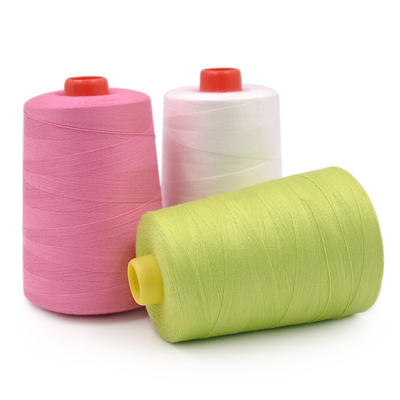 100% পলিস্টার সেলাইয়ের থ্রেড 40/2 40s/2 402 3000 Yards Spot With Different Colors