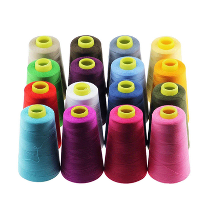 পাইকারি 100% স্পন পলিস্টার সেলাইয়ের থ্রেড 40/2 3000yds কারখানার সরাসরি থ্রেড সেলাইয়ের জন্য