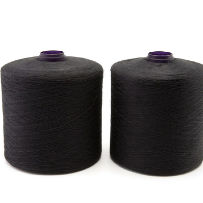High Tenacity 100% Polyester Plastic Cone Yarn 40/2 Dyed 100% Polyester Ring Spun Yarn