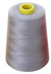 সেলাইয়ের থ্রেড 40/2 5000yds কারখানা পাইকারি পোশাক সেলাইয়ের জন্য 100% স্পুন পলিস্টার রঙিন কাঁচামাল