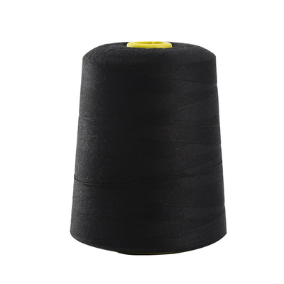 সেলাইয়ের থ্রেড 40/2 5000yds কারখানা পাইকারি পোশাক সেলাইয়ের জন্য 100% স্পুন পলিস্টার রঙিন কাঁচামাল