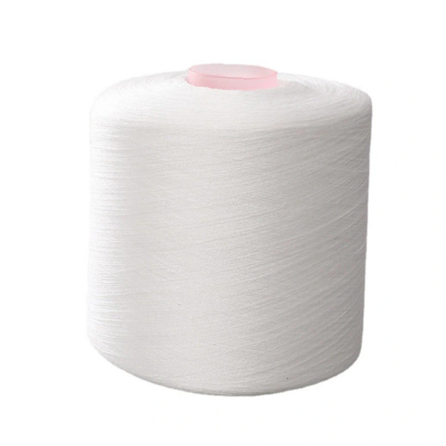 40s/2, 30s/2 Raw White 100% Polyester Core Spun Yarn কারখানার দাম