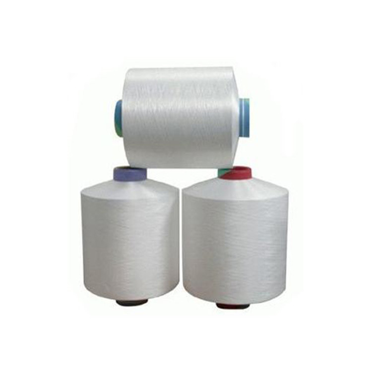100d/36f 150d/48f ১০০% সাদা ১০০% পলিস্টার ফিলামেন্ট গার্ন ফর কার্টেন ফ্যাব্রিক